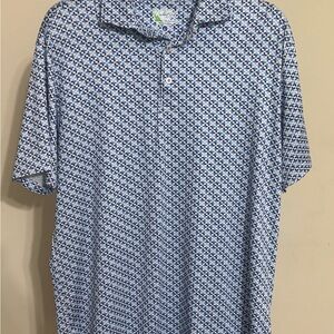 Tailor Bird Men's Blue Patterned Shirt